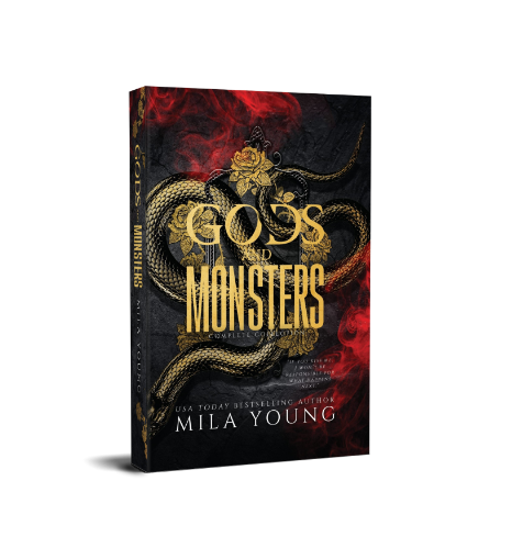 Signed Hardback - (Pre-Order) Gods and Monsters Sprayed Edges by Mila Young