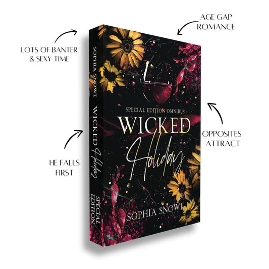 Signed Wicked Holiday Paperback by Sophia Snowe